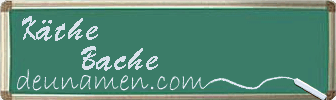 Käthe Bache Visitenkarte